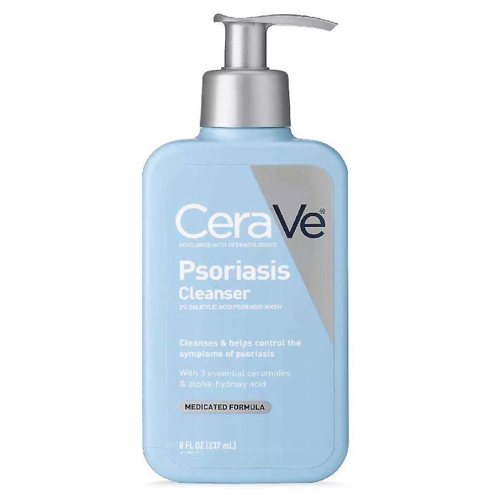 Cerave psoriasis cleanser, 2% salicylic acid psoriasis wash, 8 oz
