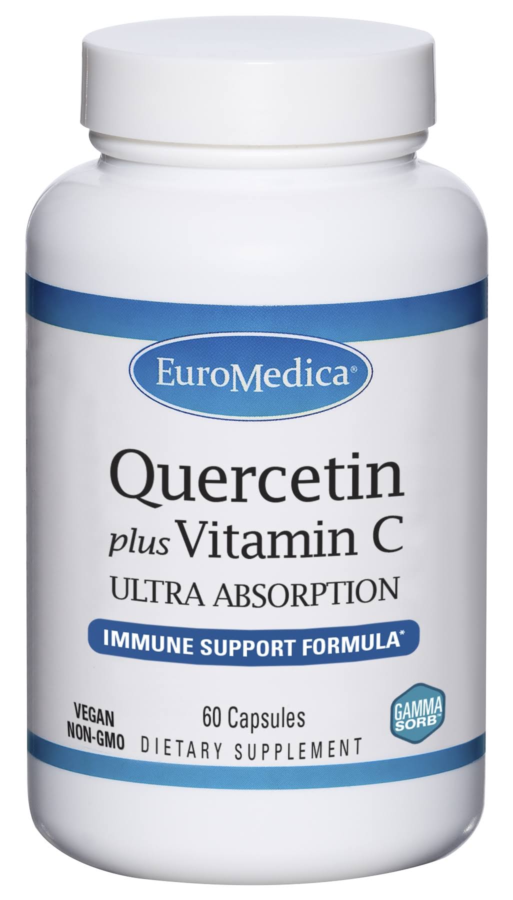 EuroMedica Quercetin Plus Vitamin C - 60 Capsules