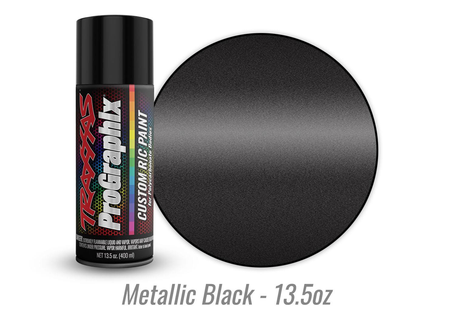 Traxxas 5075X - Body Paint, ProGraphix, Metallic Black (13.5oz)