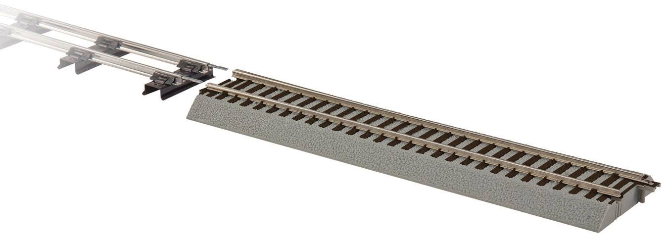 American Flyer 6-49858 S Fastrack Transition Track - Grey, 5"