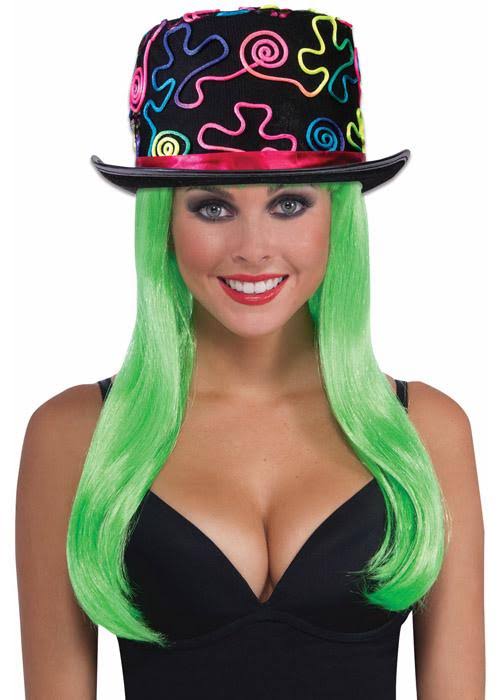 Neon Top Hat, Size: Adult One Size