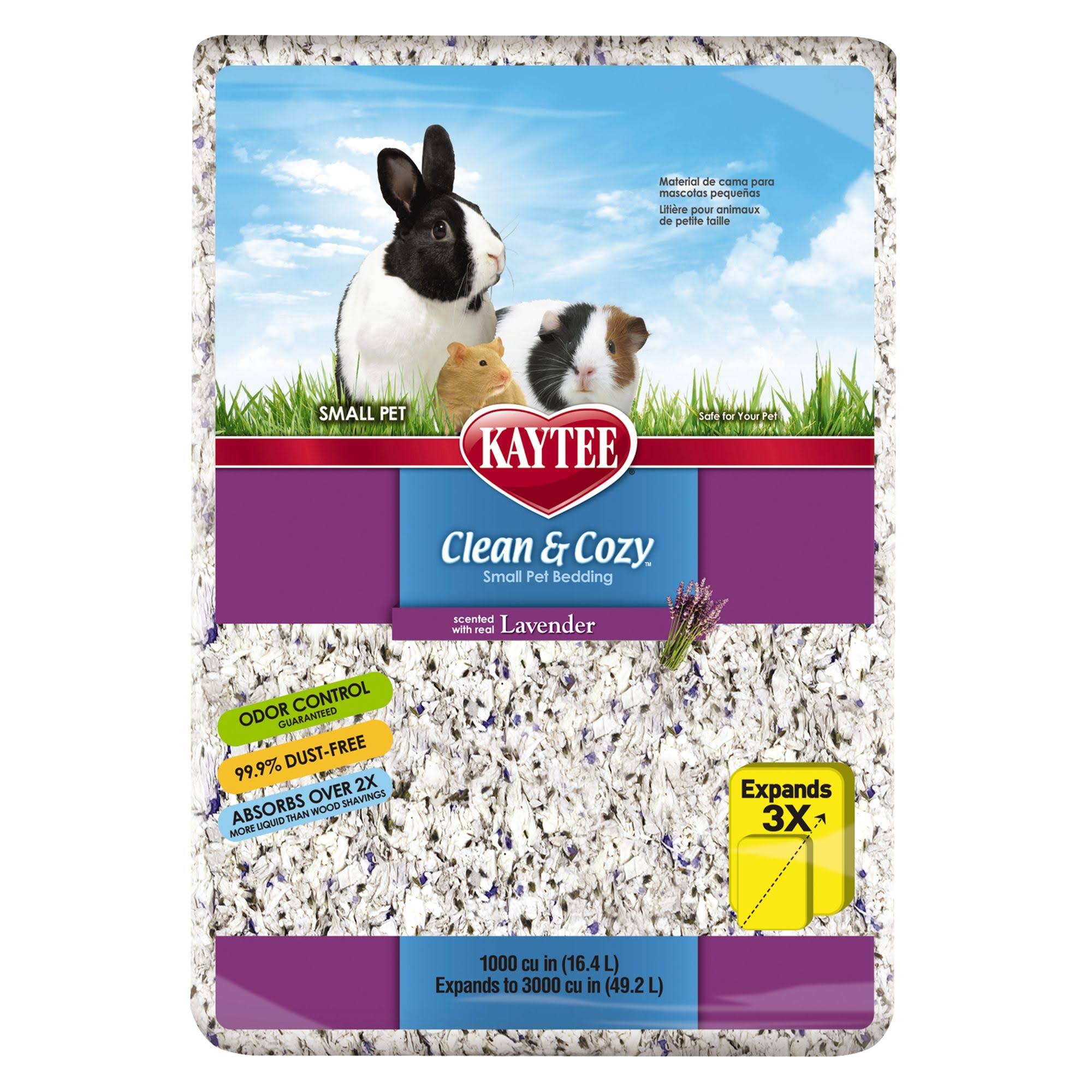 Kaytee Clean And Cozy Bedding - Lavender, 1000 cu in