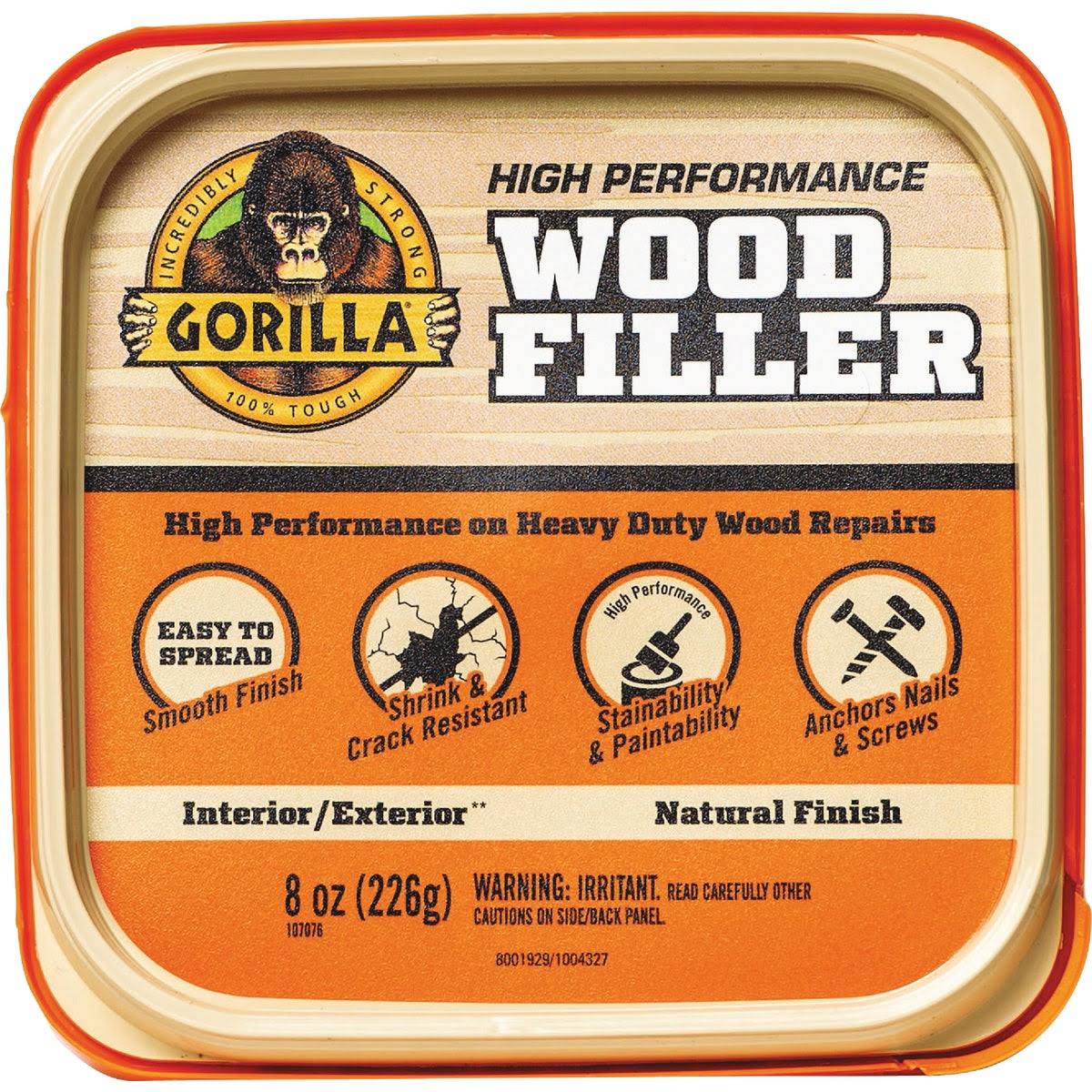 Gorilla 8 oz. Natural Wood Filler