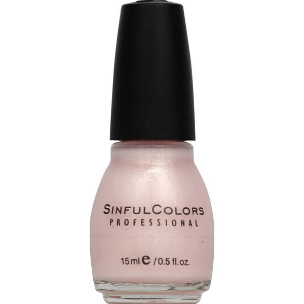 Sinful Colors glass pink Nail Polish, 15 Milliliters