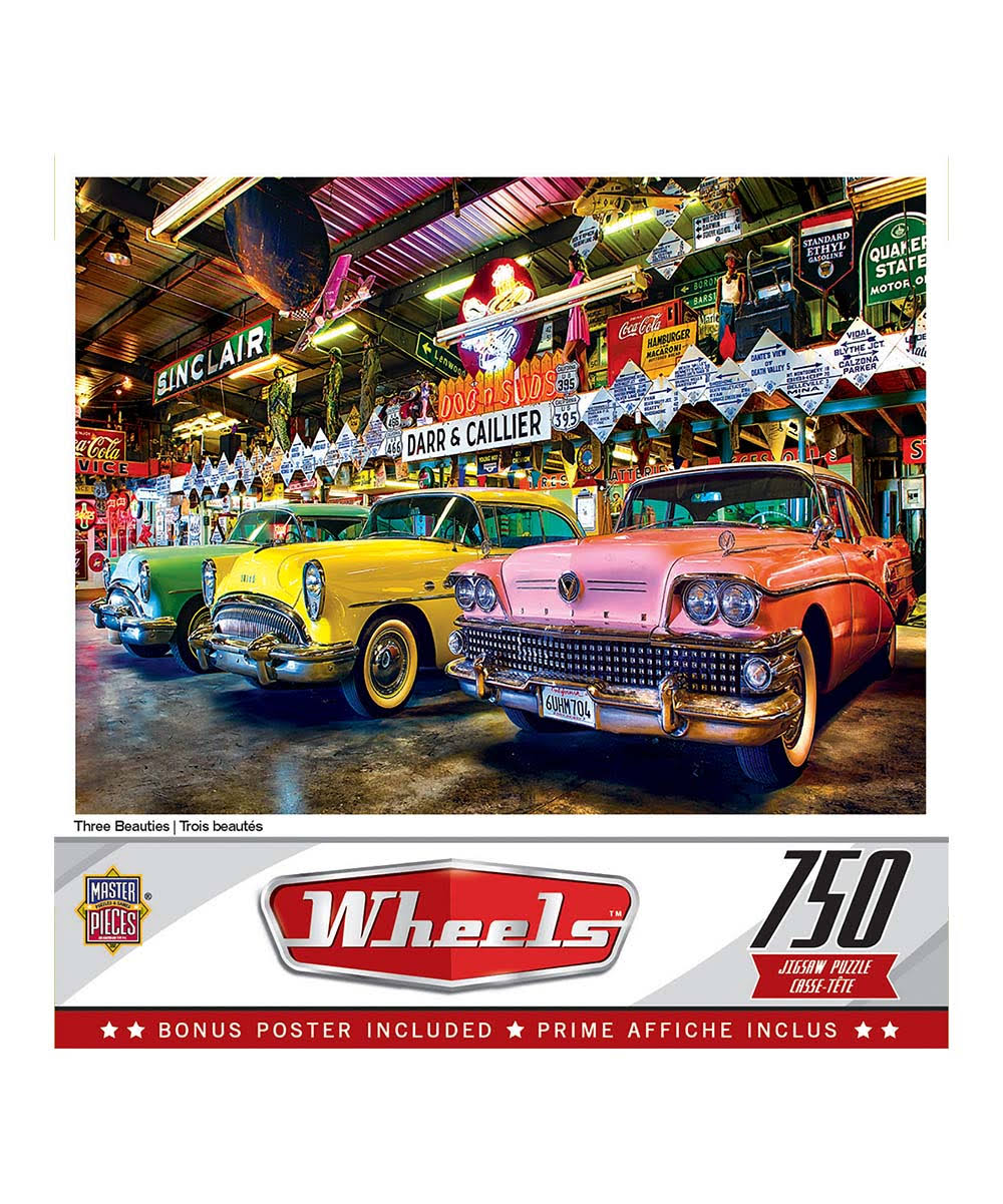 Masterpieces Three Beauties 750-Piece Puzzle One-Size