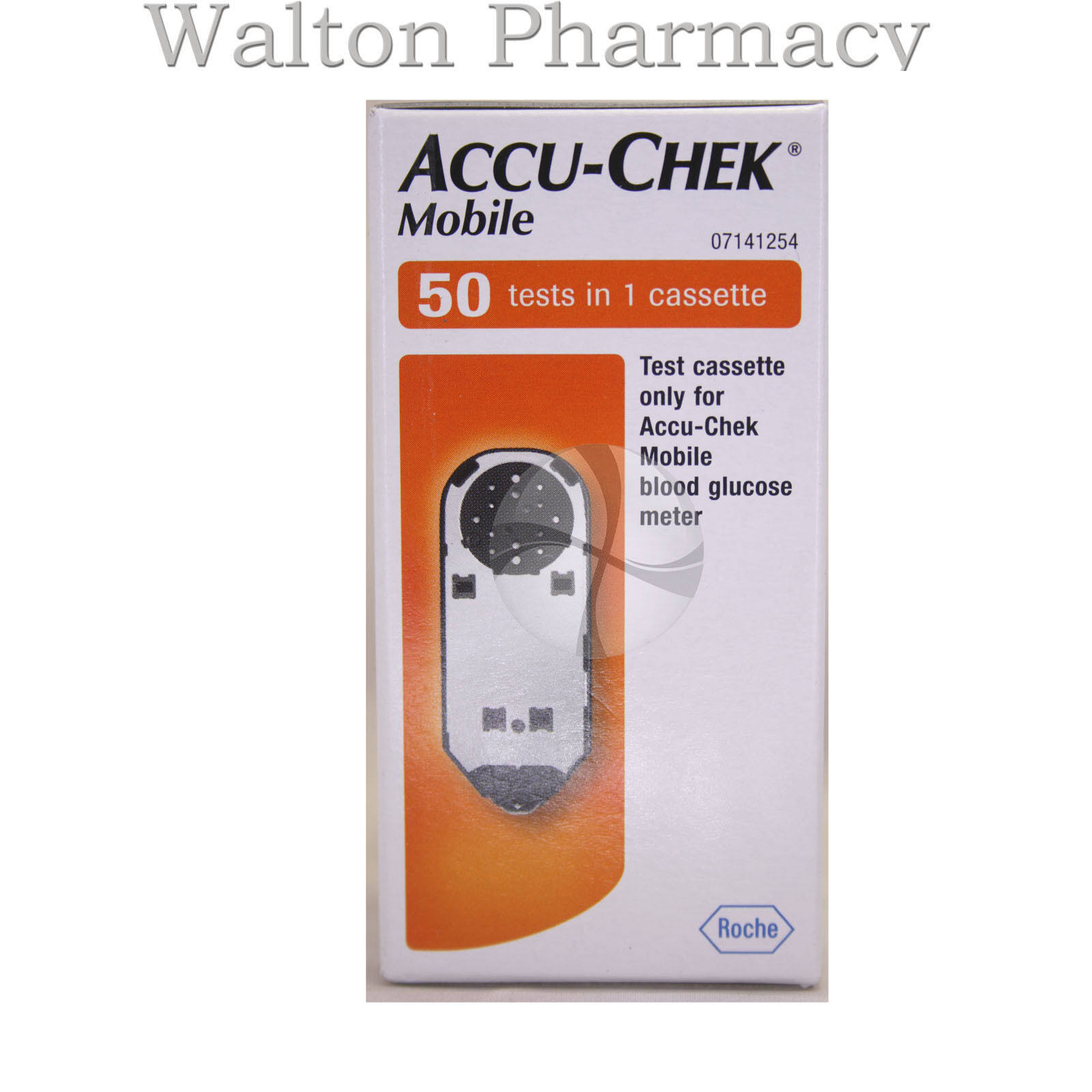 Accu-chek Mobile Blood Glucose Diabetic Test Cassette 50/ct Exp