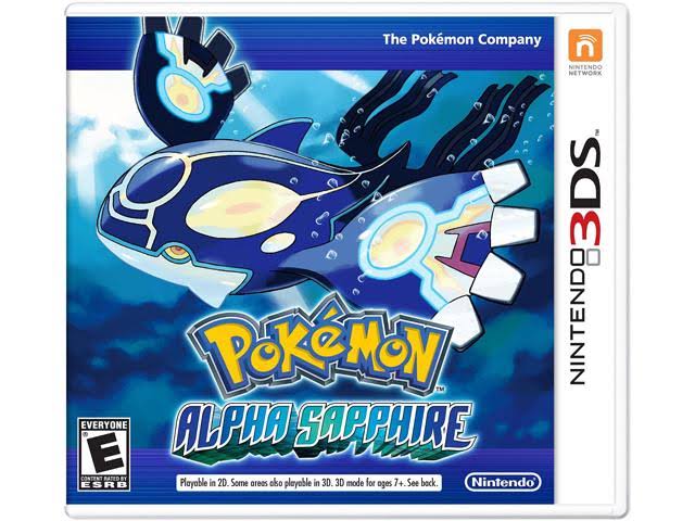 Pokemon Sapphire Nintemdo 3DS Game