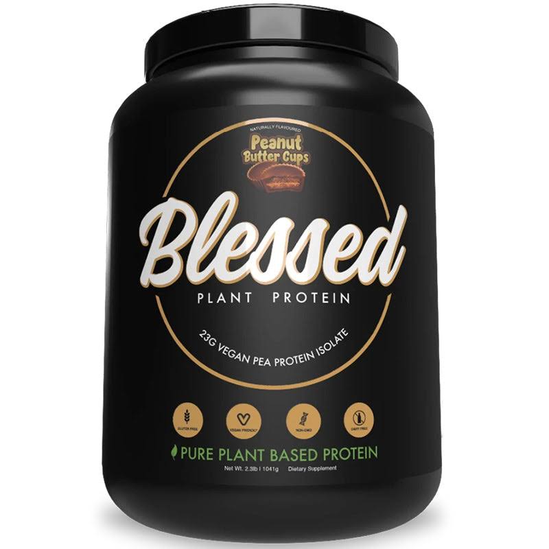 Blessed Plant Based Protein, 30 servings | Best Tasting Vegan Protein, Peanut Butter Cups (NEW)
