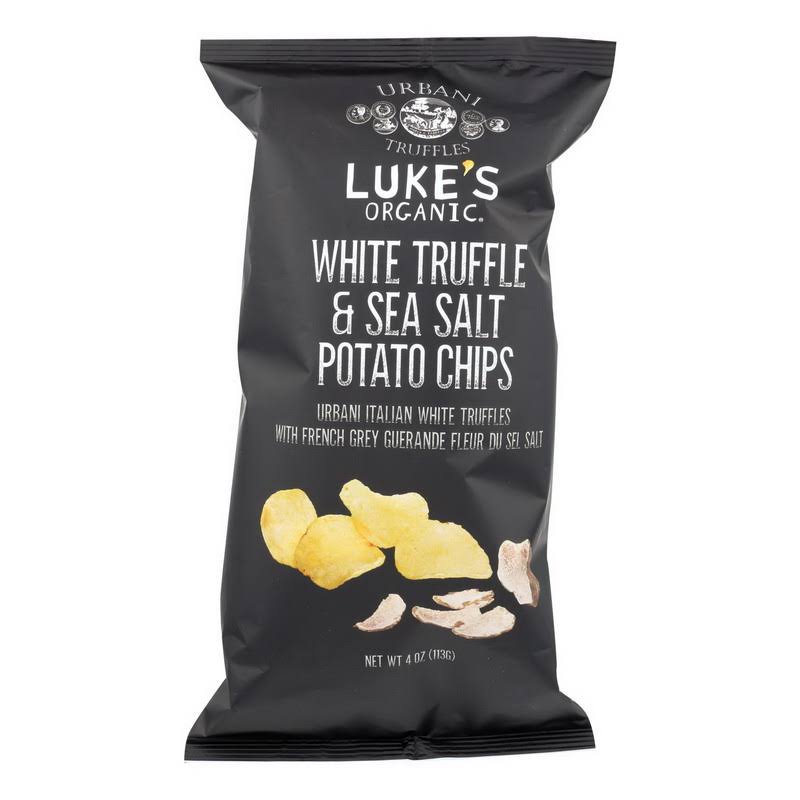 Luke's Organic White Truffle and Sea Salt Potato Chips - 113g