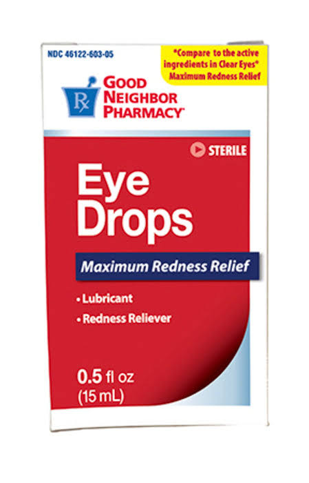 GNP Eye Drops Maximum Redness Relief, .5fl oz