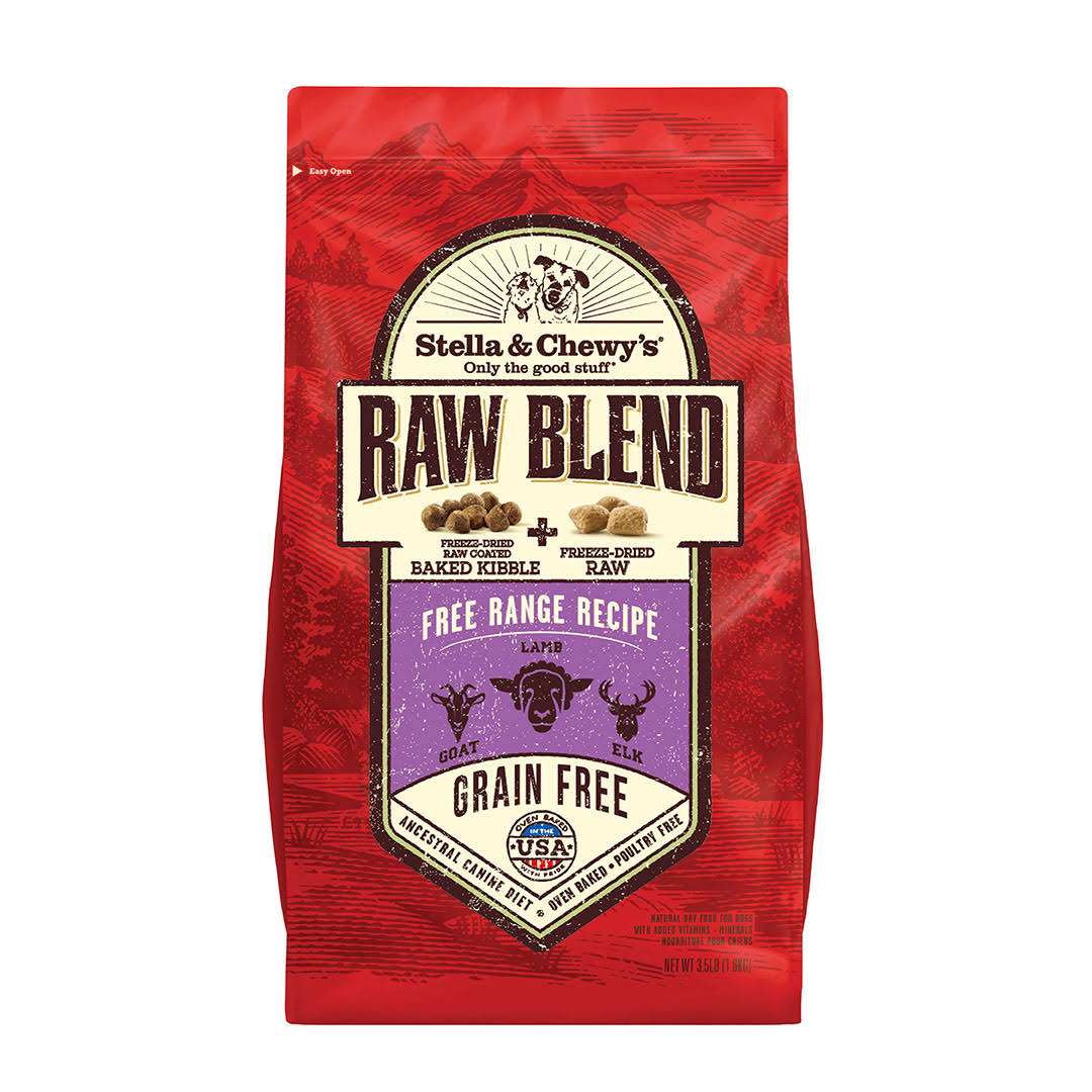 Stella & Chewy's Free Range Raw Blend Recipe Dog Food, 22 lb