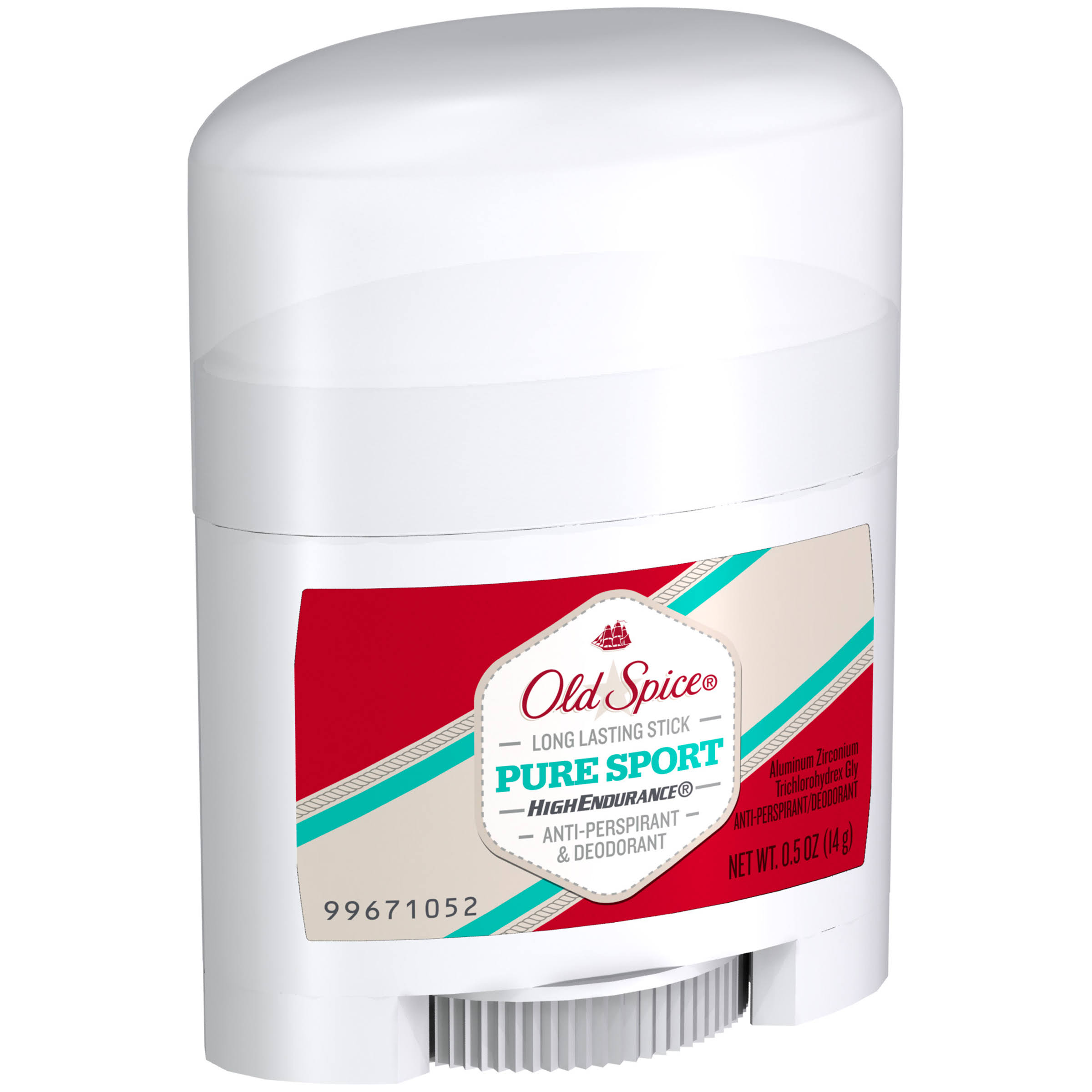 Old Spice High Endurance Anti-Perspirant Deodorant - Pure Sport, 0.5oz