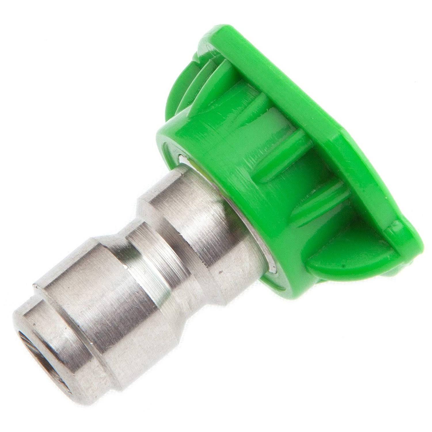Forney 75155 Quick Connect Flushing Nozzle - Green, 25 Degree x 4.5m