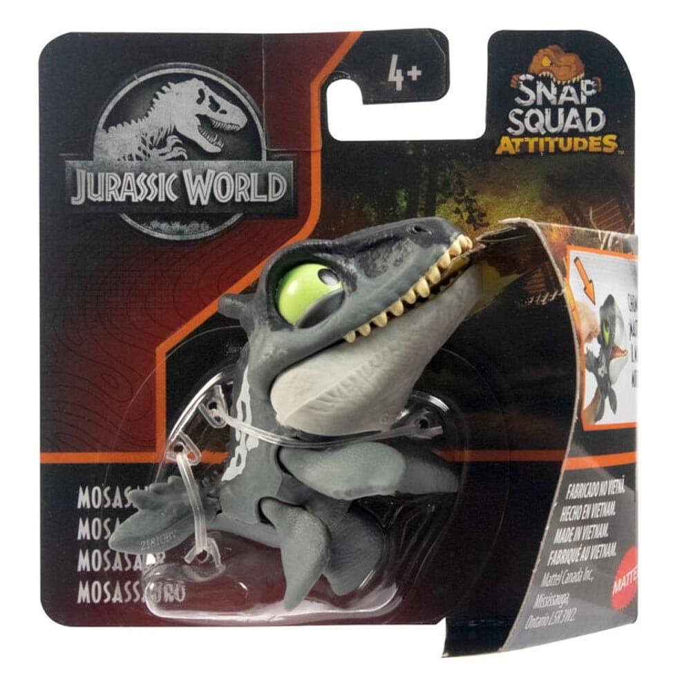 Jurassic World Snap Squad Attitudes - Mosasaurus Dinosaur Figure