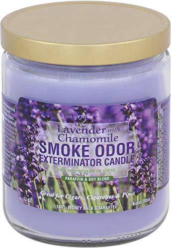 Smoke Odor Exterminator Jar Candle - Lavender with Chamomile, 13oz