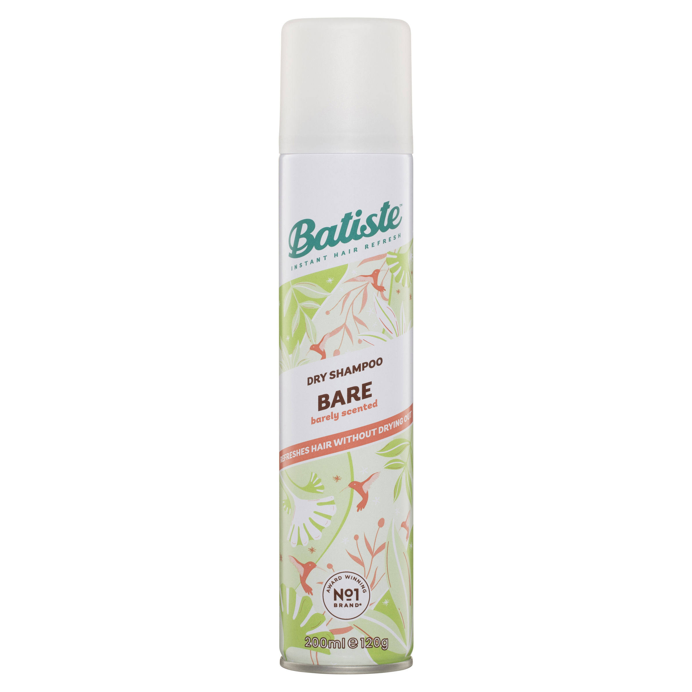 Batiste Instant Hair Refresh Dry Shampoo - Natural & Light Bare, 200ml