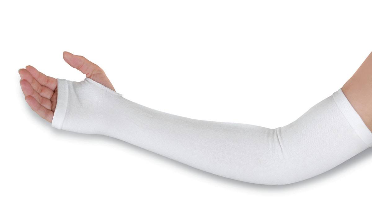 Medline Protective Arm Leg Sleeves - White