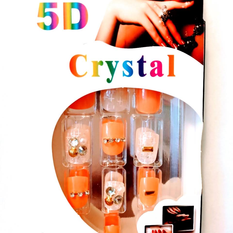 Unlisted Other | 5D Crystal Press on Nails | Color: Pink | Size: Os | Ragdiva's Closet