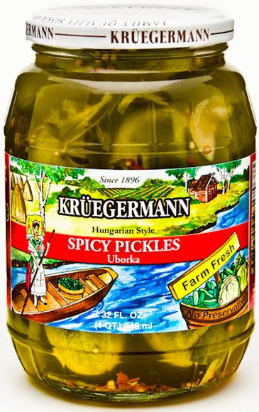 Kruegermann Spicy Pickles - 32oz