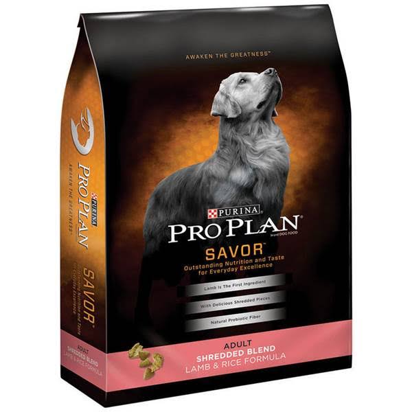 Purina Pro Plan Dry Dog Food - Savor, Adult Lamb Rice Formula, 18lbs