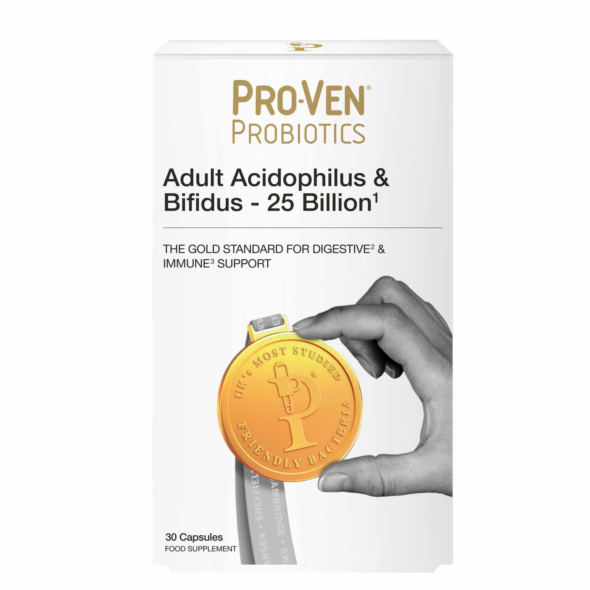 ProVen Probiotics Adult Acidophilus and Bifidus Supplement - 30 Pack