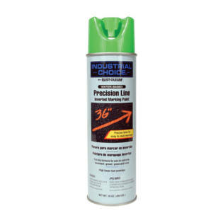 Rust-oleum Flat Spray Paint - 17oz, Fluorescent Green