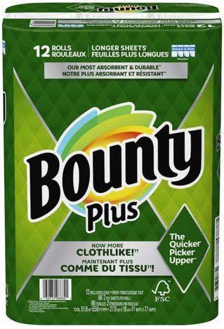 Bounty Plus 2 Ply Select-A-Size Paper Towel - 86 Count - Billy's Marketplace - Delivered by Mercato