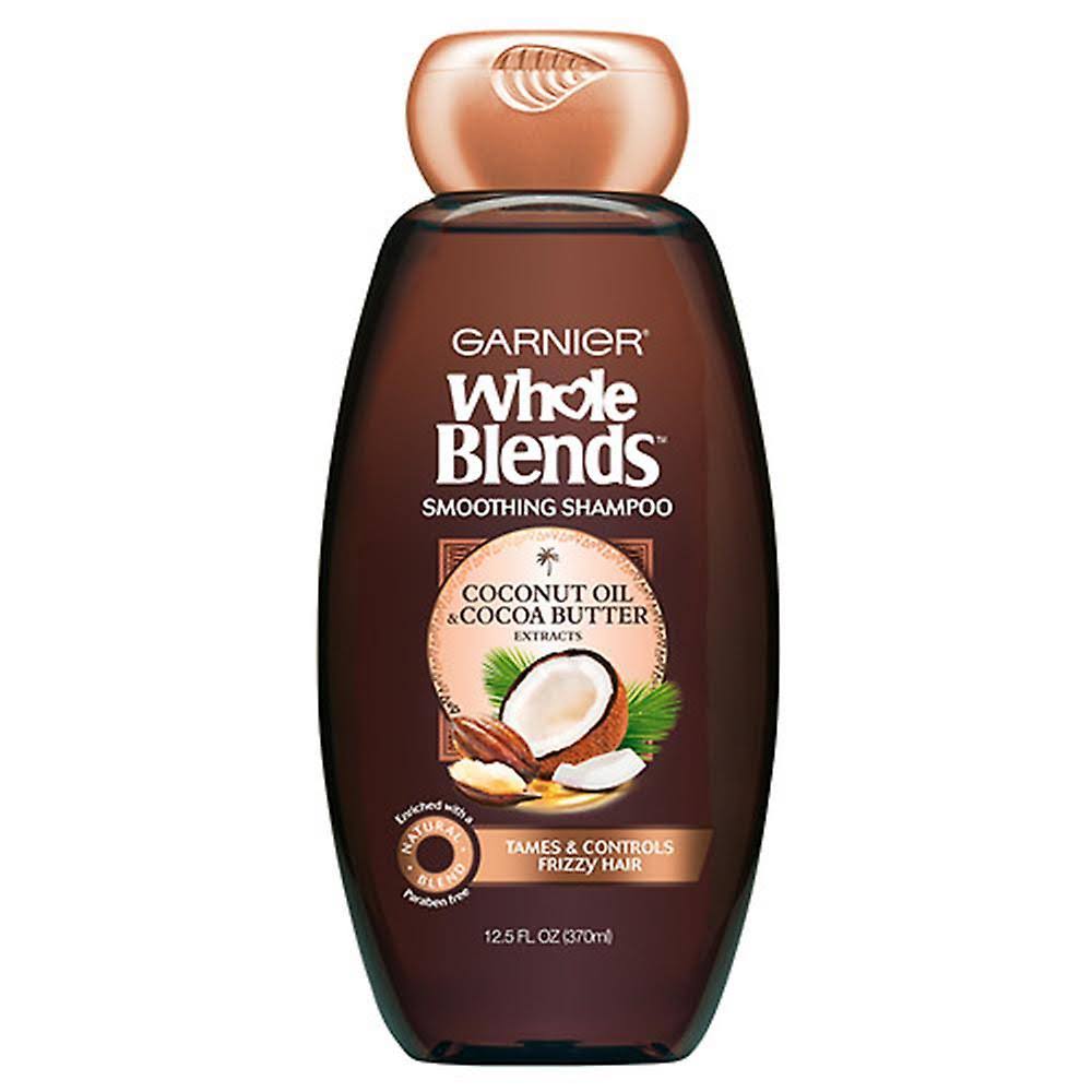Garnier Whole Blends Smoothing Shampoo - Coconut Oil & Cocoa Butter, 370ml