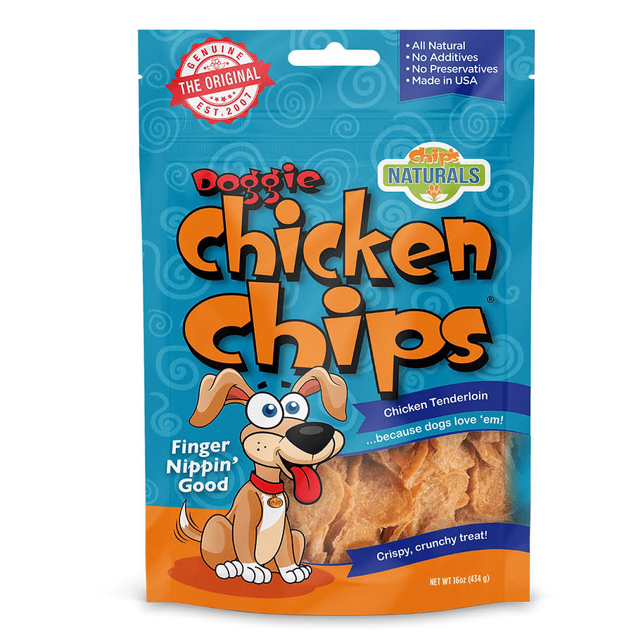Chip's Naturals Doggie Chicken Chips Dog Treats - 4 oz.