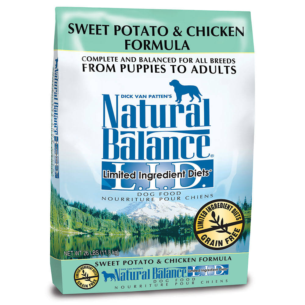 Natural Balance Limited Ingredient Dog Food - Sweet Potato and Chicken, 28lbs