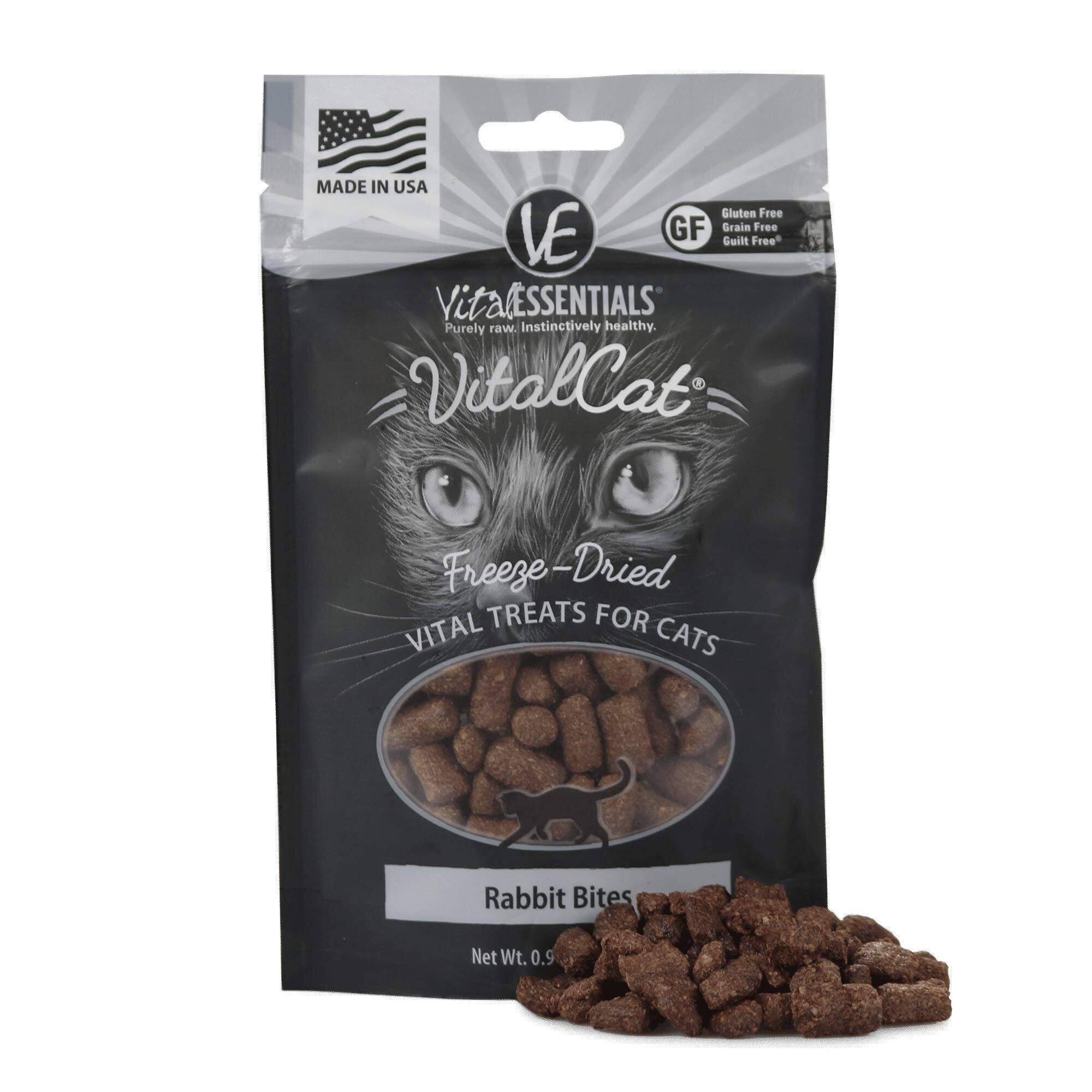 Vital Essentials Vital Cat Freeze-Dried Cat Treats - All Natural - Resealable Bag