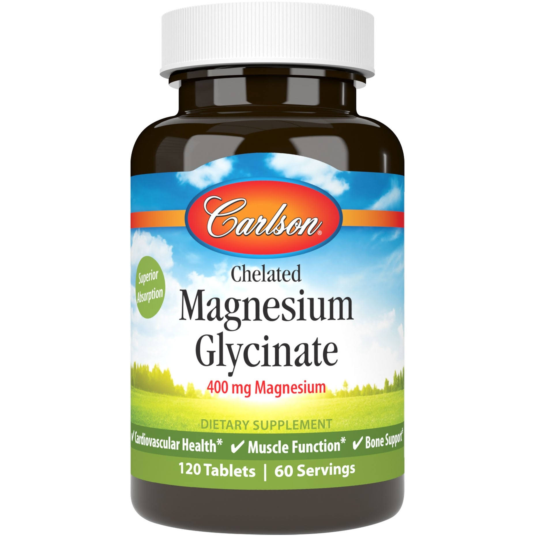 Carlson Labs - Magnesium Glycinate - 120 Tablets