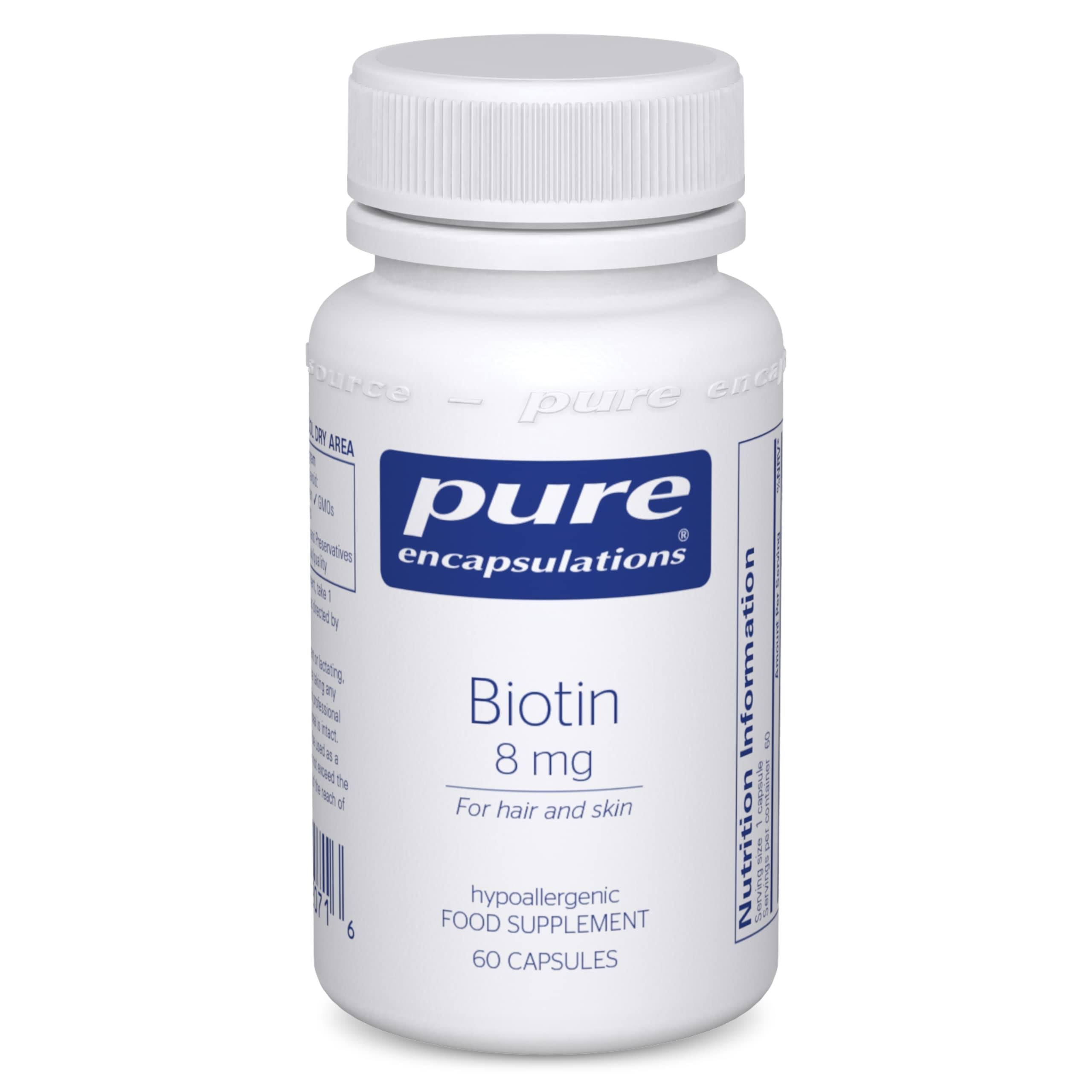 Pure Encapsulations Biotin 8mg Capsules 60