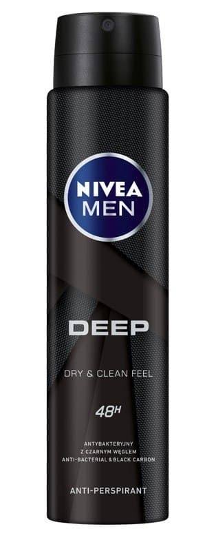Nivea Men Deep Anti Perspirant Deodorant Spray - 250ml