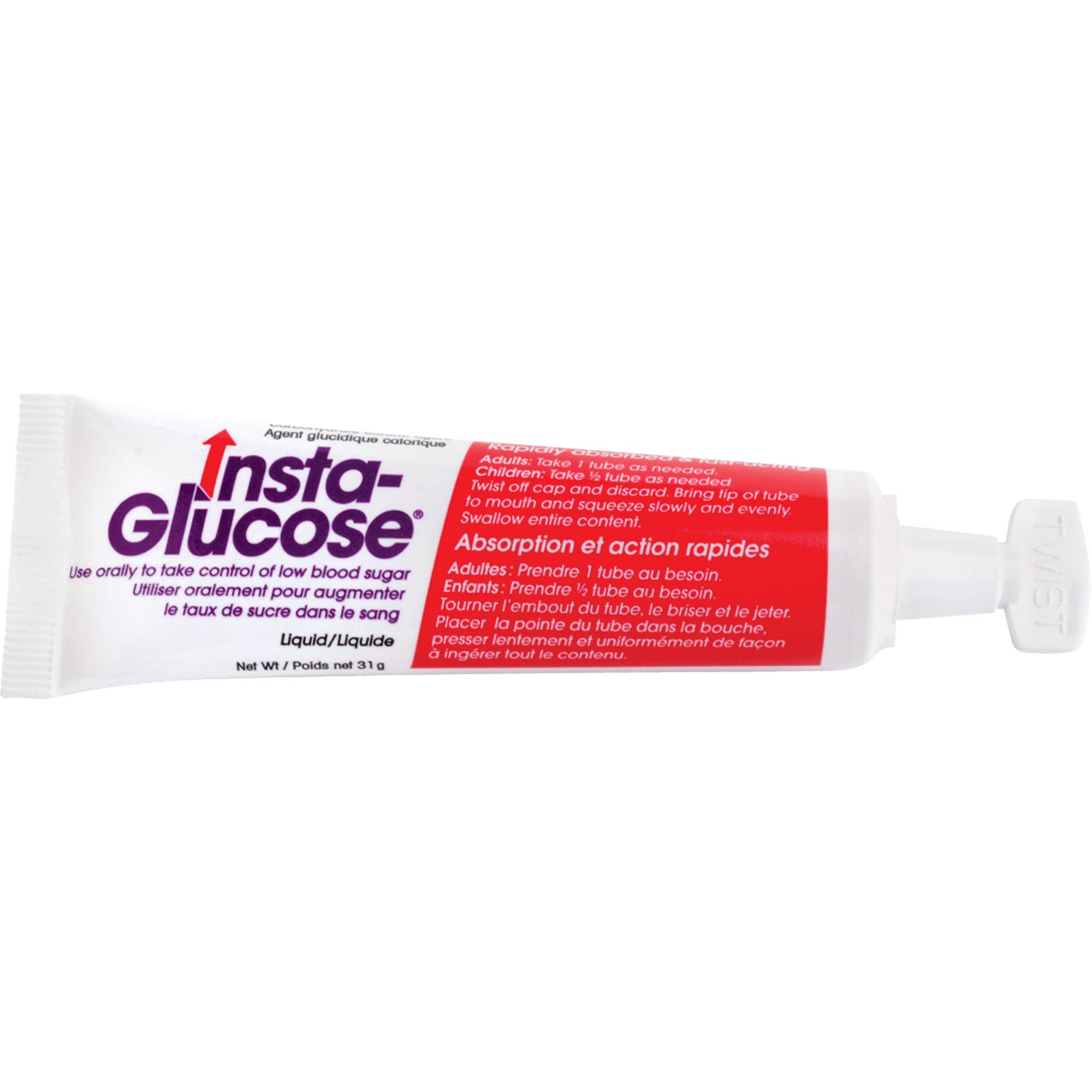 Insta-Glucose Oral Liquid to Take Control of Low Blood Sugar | 31 g