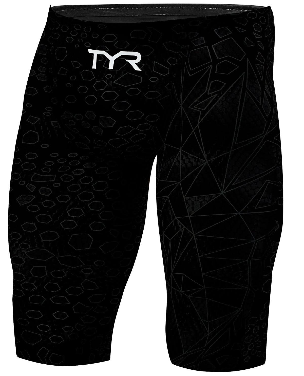 TYR Men's Avictor Supernova Jammer Swimsuit Black/Grey 26