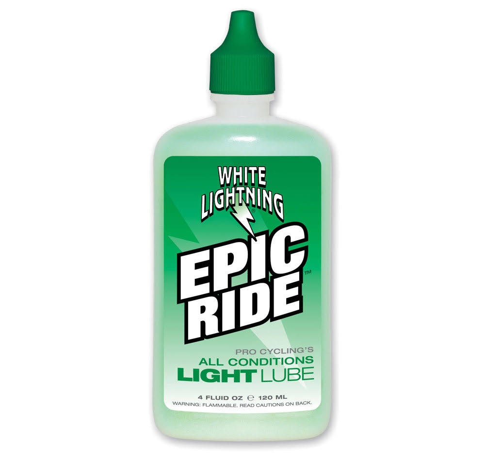 White Lightning Epic Ride All Conditions Light Bicycle Chain Lube