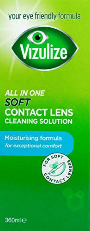 Vizulize All in One Soft Contact Lens Cleaning Solution (360 ml)