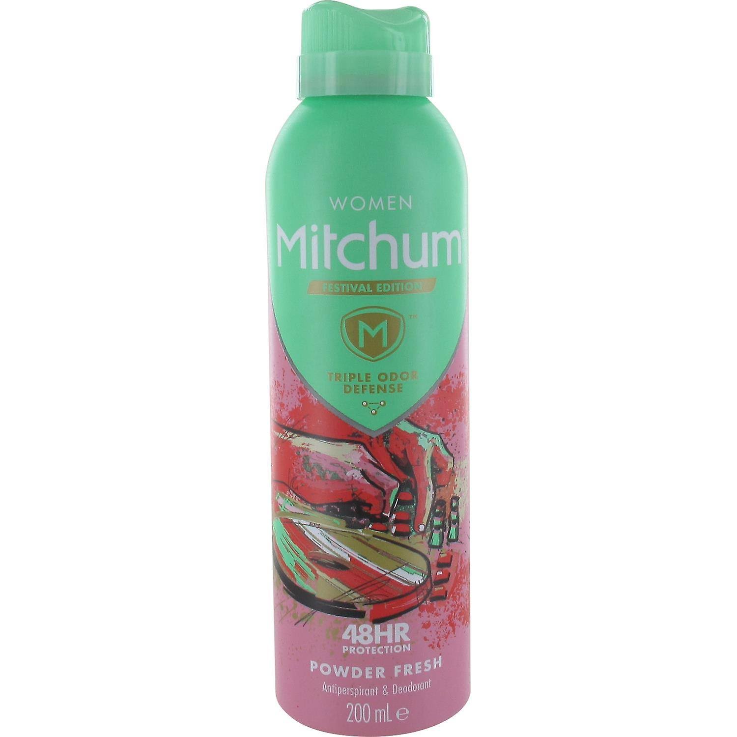 Mitchum Women 48hr Protection Antiperspirant Deodorant Spray - Powder Fresh, 200ml