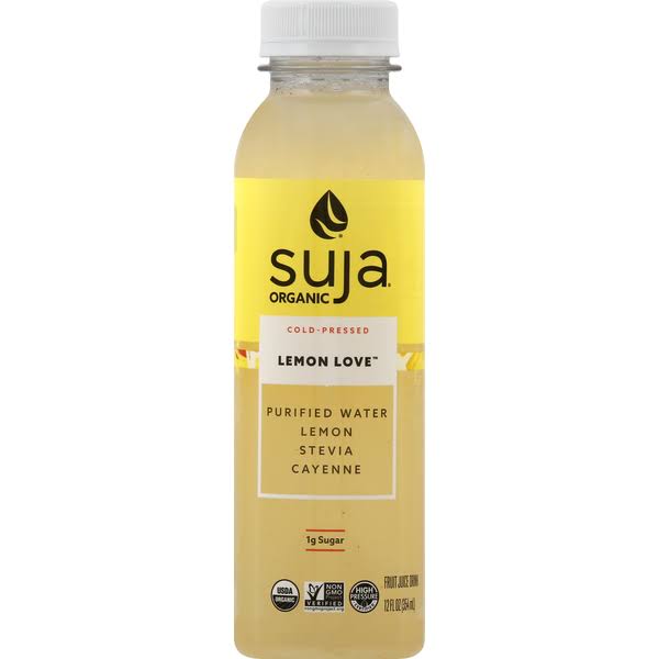Suja Organic Cold-Pressed Fruit Juice Drink - 354ml, Lemon Love