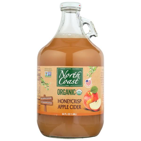 North Coast Apple Cider, Organic, Honeycrisp - 64 fl oz