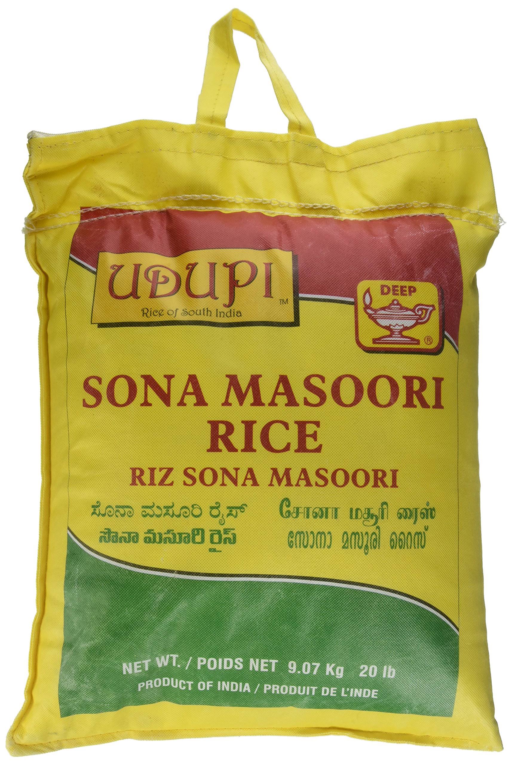 Udupi, Sona Masoori Rice, 20 Pound(LB)