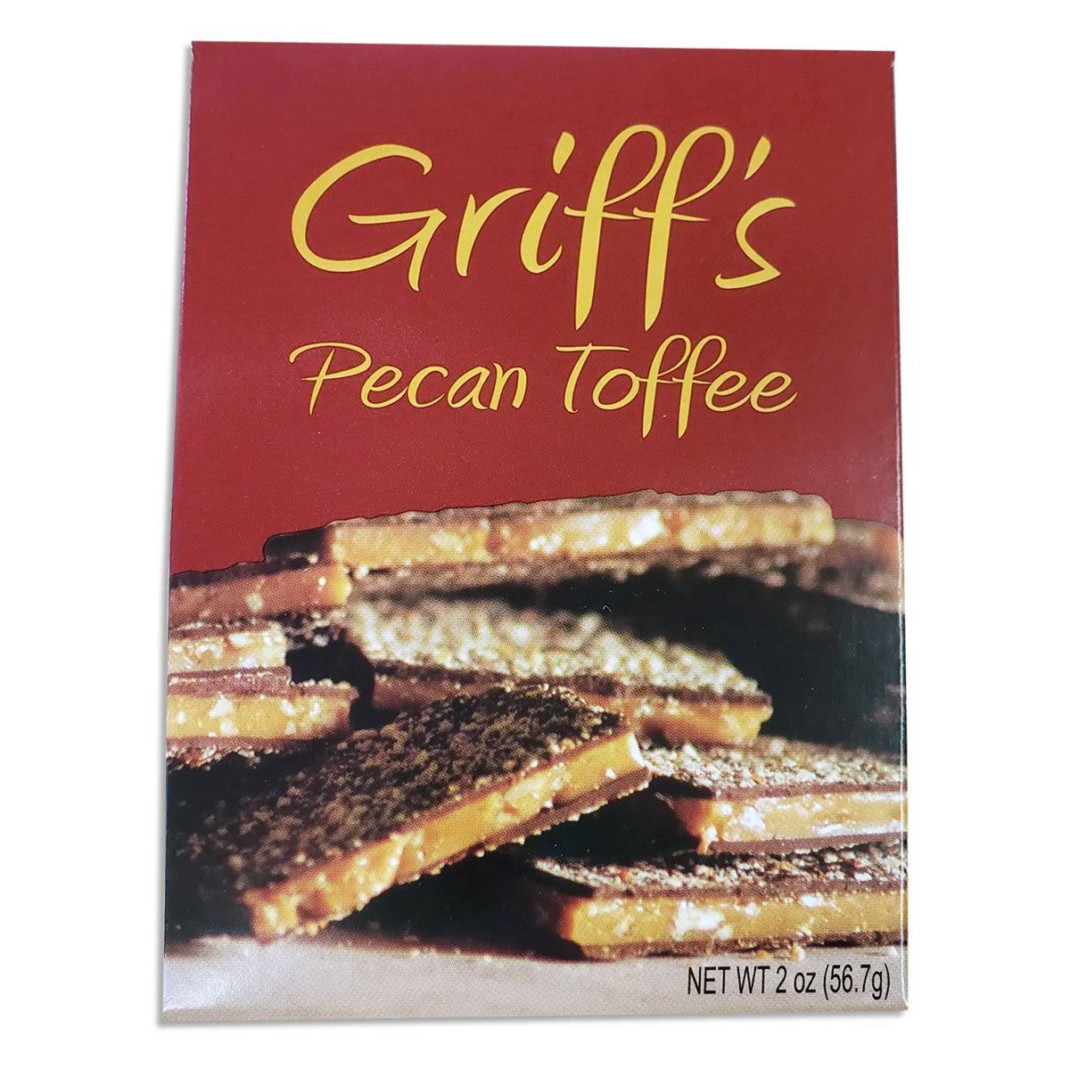 Griff's Toffee - 2 oz Griff's Pecan Toffee