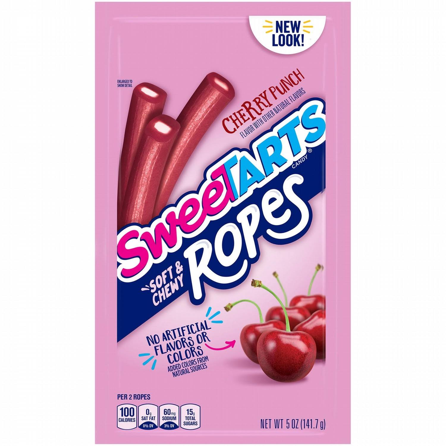 Sweetarts Soft and Chewy Ropes Candy - Cherry Punch, 5oz
