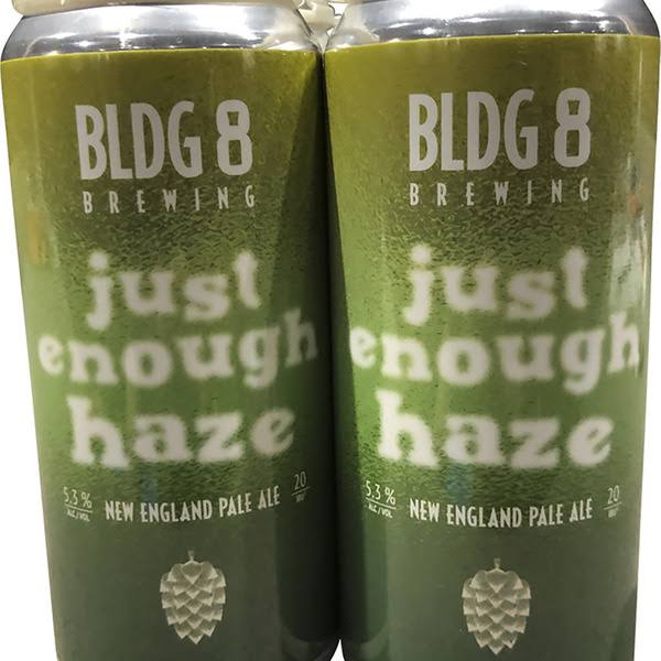 Bldg8 Brewing (Building 8) Just Enough Haze Pale Ale - 16 fl oz