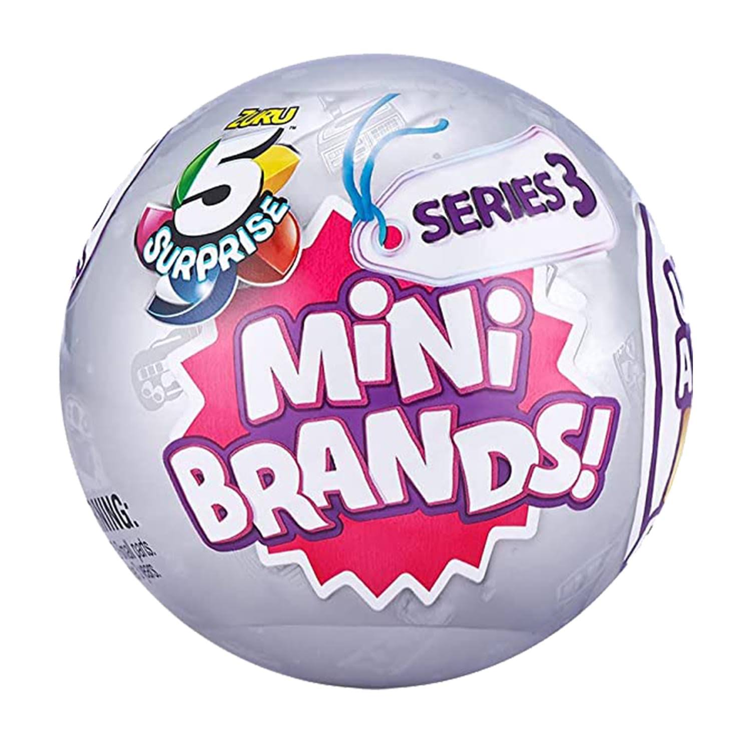 Zuru Mini Brands Toy, 5 Surprises, Series 3, Ages 3+