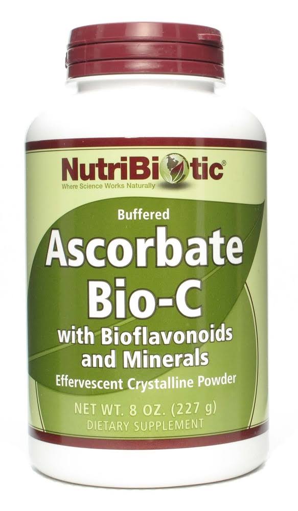 Nutribiotic Ascorbate Bio C Dietary Supplement Powder - 8oz