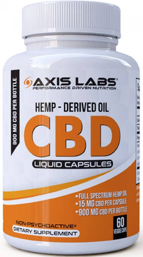 Axis Labs CBD Liquid Supplement - 30ct