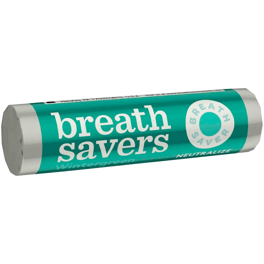 Breath Savers Mints - Wintergreen, 0.75oz Rolls