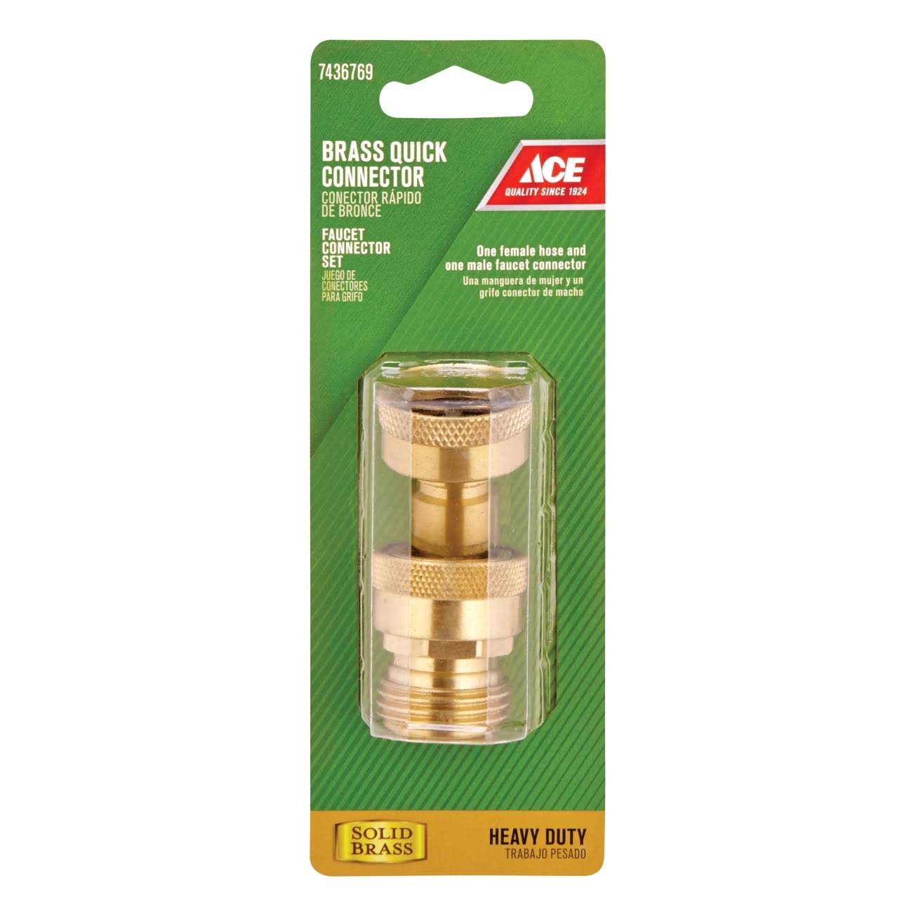 Ace Hardware Brass Hose Connector - 3/4in